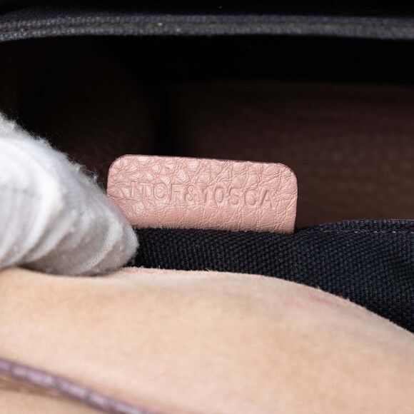 Pre-Loved Burberry Small Leather and House Check Canvas Derby Macken Crossbody - Picture 5 of 7